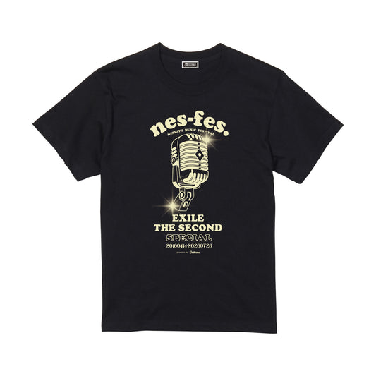 NES-FES.ロゴTEE -BLACK-